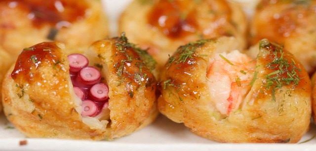 Takoyaki Jepang Asli Isi Gurita